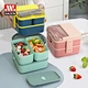 lunch box with spoon fork